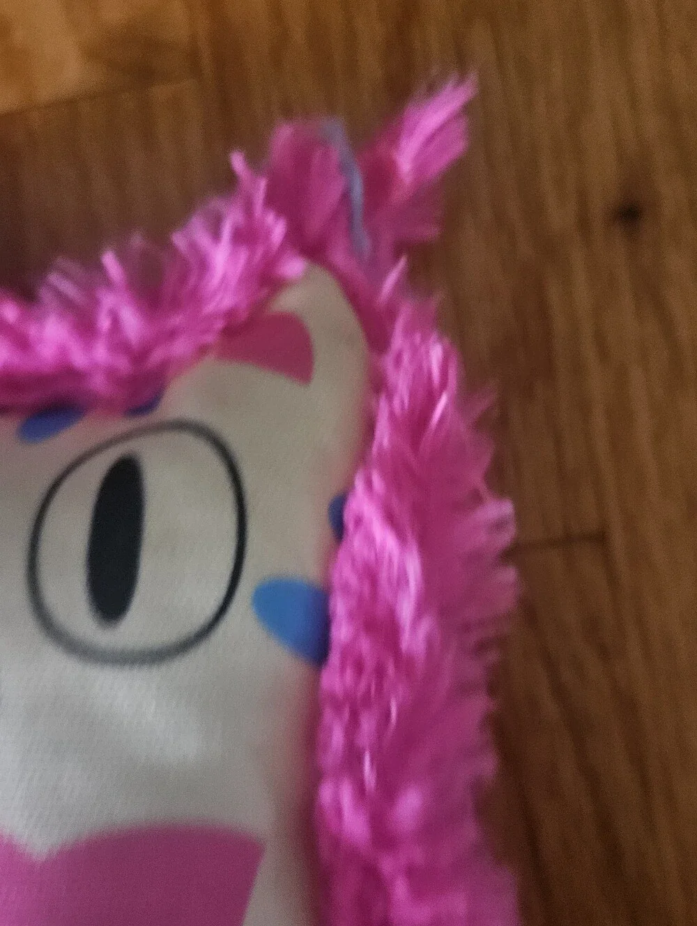 Bark Pink & Blue Polka Dot Plush Small Pet Toy